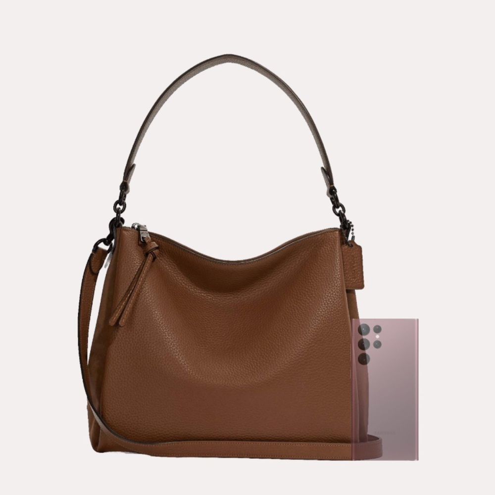 Coach Shay Shoulder Bag in Khaki - Like NEW